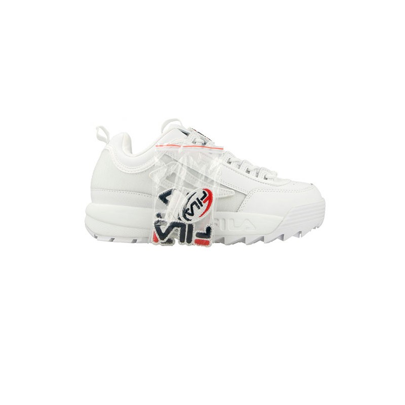Zapatilla Mujer Fila Disruptor II Patches Blanca