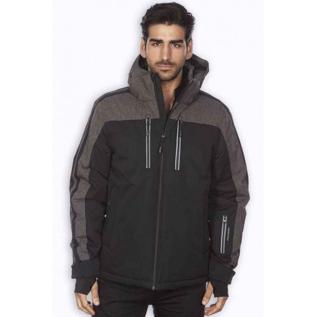 Parka Marca Avalanche Hombre Negro