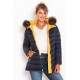 Parka Reversible Color Mostaza