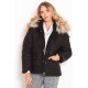 Parka Con Gorro De Piel