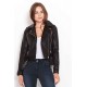 Chaqueta Pu Cierre Lateral