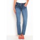 Jeans Pretina Ancha 2 Botones Recto