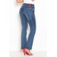 Jeans Pretina Ancha 2 Botones Recto