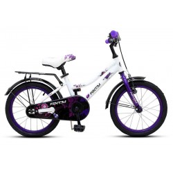 Bicicleta Aro 16" Niño Blanca/purpura