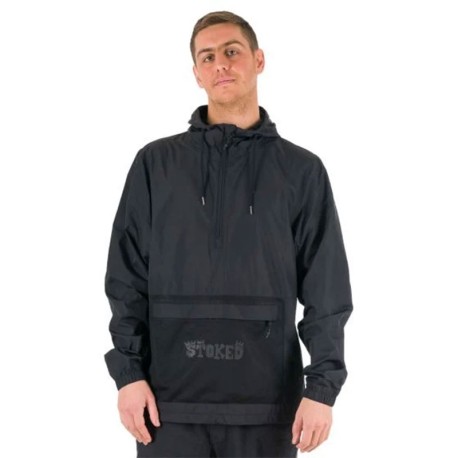 Chaqueta Cortaviento Stoked Shore Black