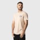 Stoked Polera Skull Reciclada Hombre Café Clara