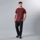 Marmot Polera Hombre Chest Logo Tee Maroon