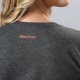 Marmot Polera Mujer Chest Logo Tee Charcoal