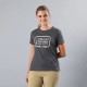 Marmot Polera Mujer Chest Logo Tee Charcoal