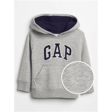 Polerón GAP Logo Hoddie Toddler Boy Gris