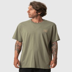 Polera Stoked Logo Hombre Verde