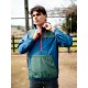 Kivul Chaqueta Cortavientos Ulmo Reciclado Hombre Azul