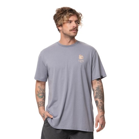 Stoked Polera Fish Hombre Azul