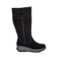 Degás Bota Cuero Foch Negro