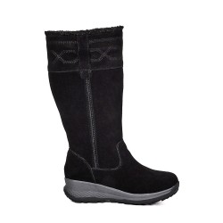 Degás Bota Cuero Foch Negro