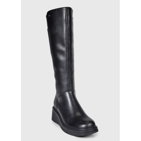 Degás Bota Cuero Emel Negro