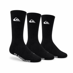 Quicksilver Tripack Calcetines Largos Negro