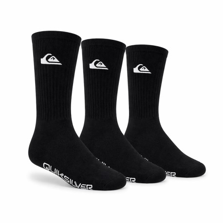 Quicksilver Tripack Calcetines Largos Negro