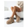 Pantubotas con tacón Khaki