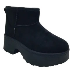 Pantubotas con tacón negro