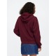 Gap Poleron Logo Heritage con Cierre Mujer Ruby Wine