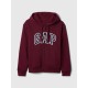 Gap Poleron Logo Heritage con Cierre Mujer Ruby Wine